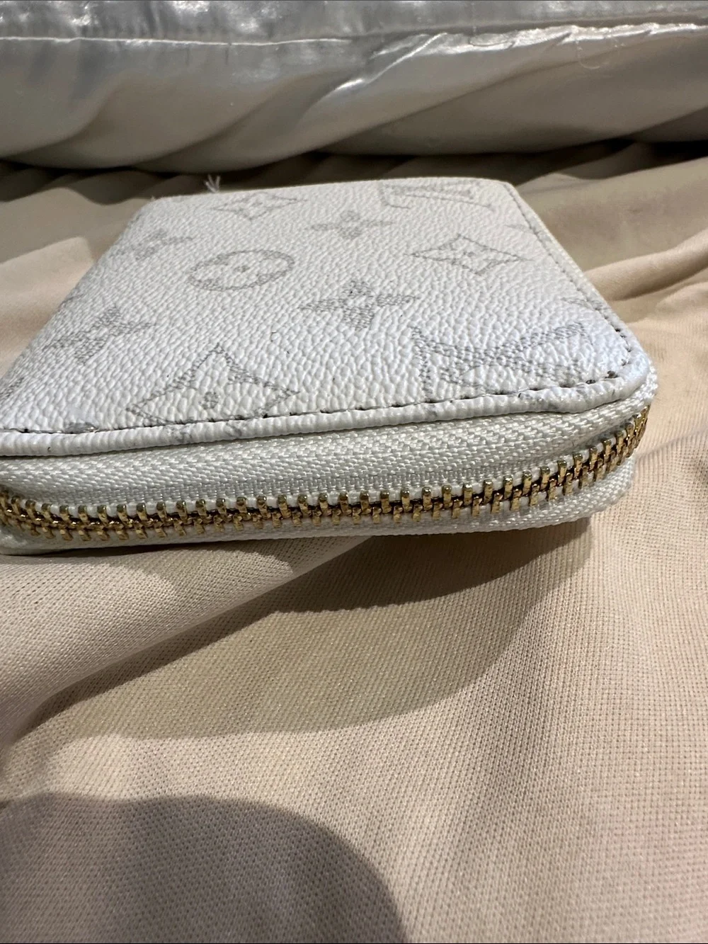 Monogram Zip Wallet